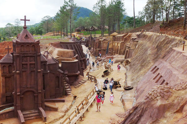 đường hầm đất sét đà lạt