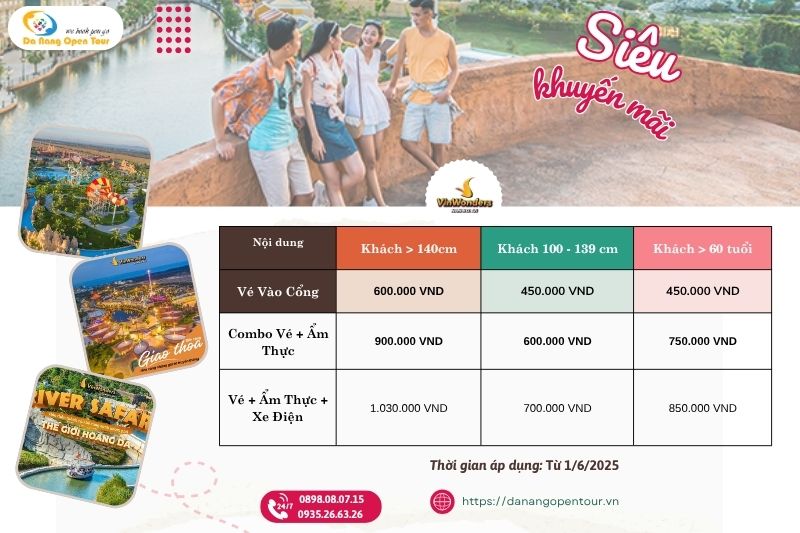 vé vinwonders nam hội an 2025