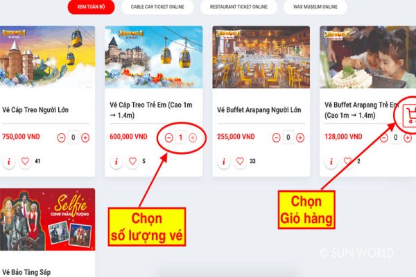 hướng dẫn đặt vé bà nà hill online