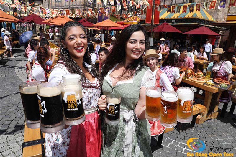 lễ hội bia bà nà hill ẩm thực đường phố