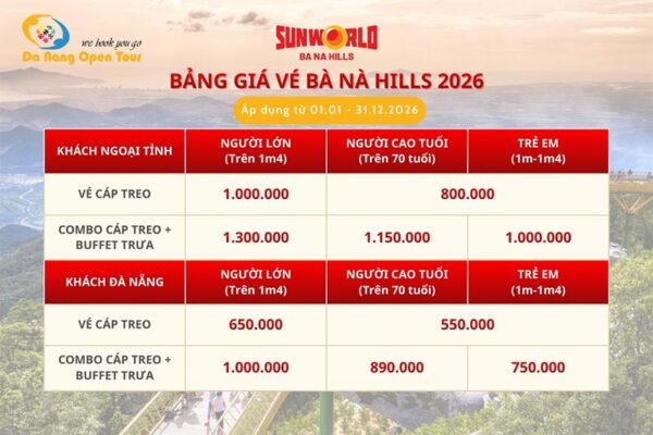 vé bà nà người cao tuổi