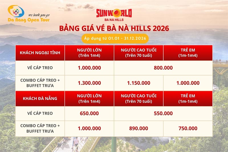 vé bà nà người cao tuổi